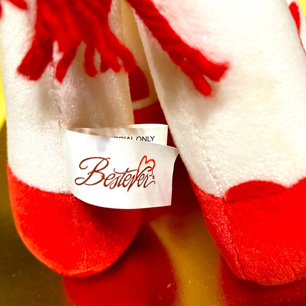 VALENTINES HORSE PONY FUNNY FEET BY BESTEVER RED HEARTS ON BODY RED MANE… - Picture 12 of 12